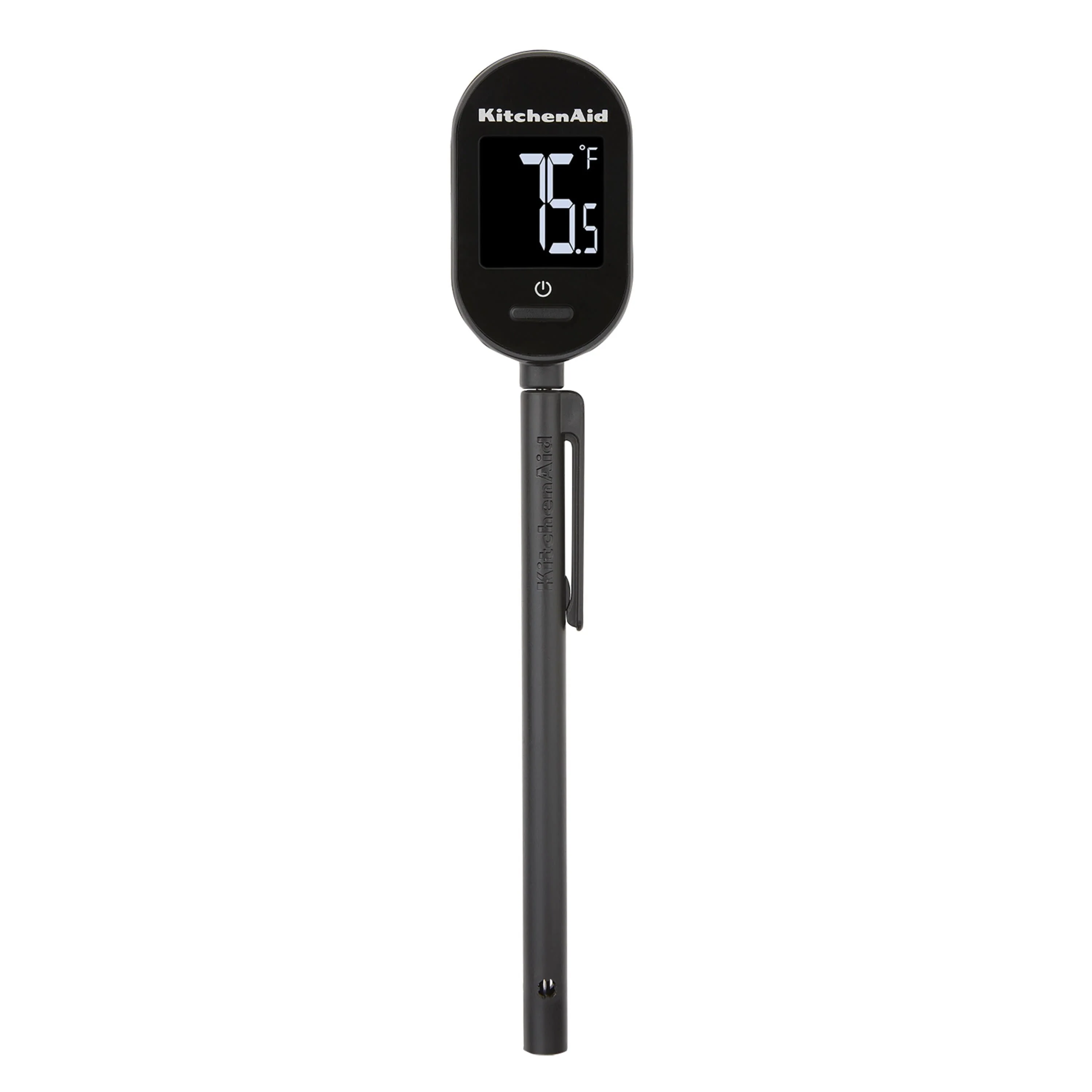 KitchenAid Digital Instant Read Food Stainless Steel Meat and Grill Thermometer Black